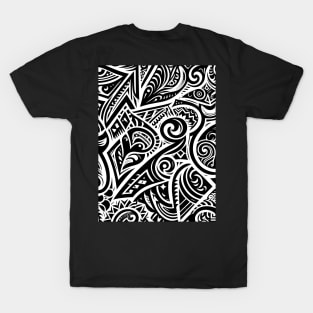 Discover Aotearoa's Cultural Tapestry: Authentic Maori Art in Vibrant Illustrations T-Shirt